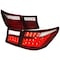 Spec-D Tuning 07-09 Lexus Ls460 LED Tail Light - Red Lens LT-LS46007RLED-TM - alternate 1